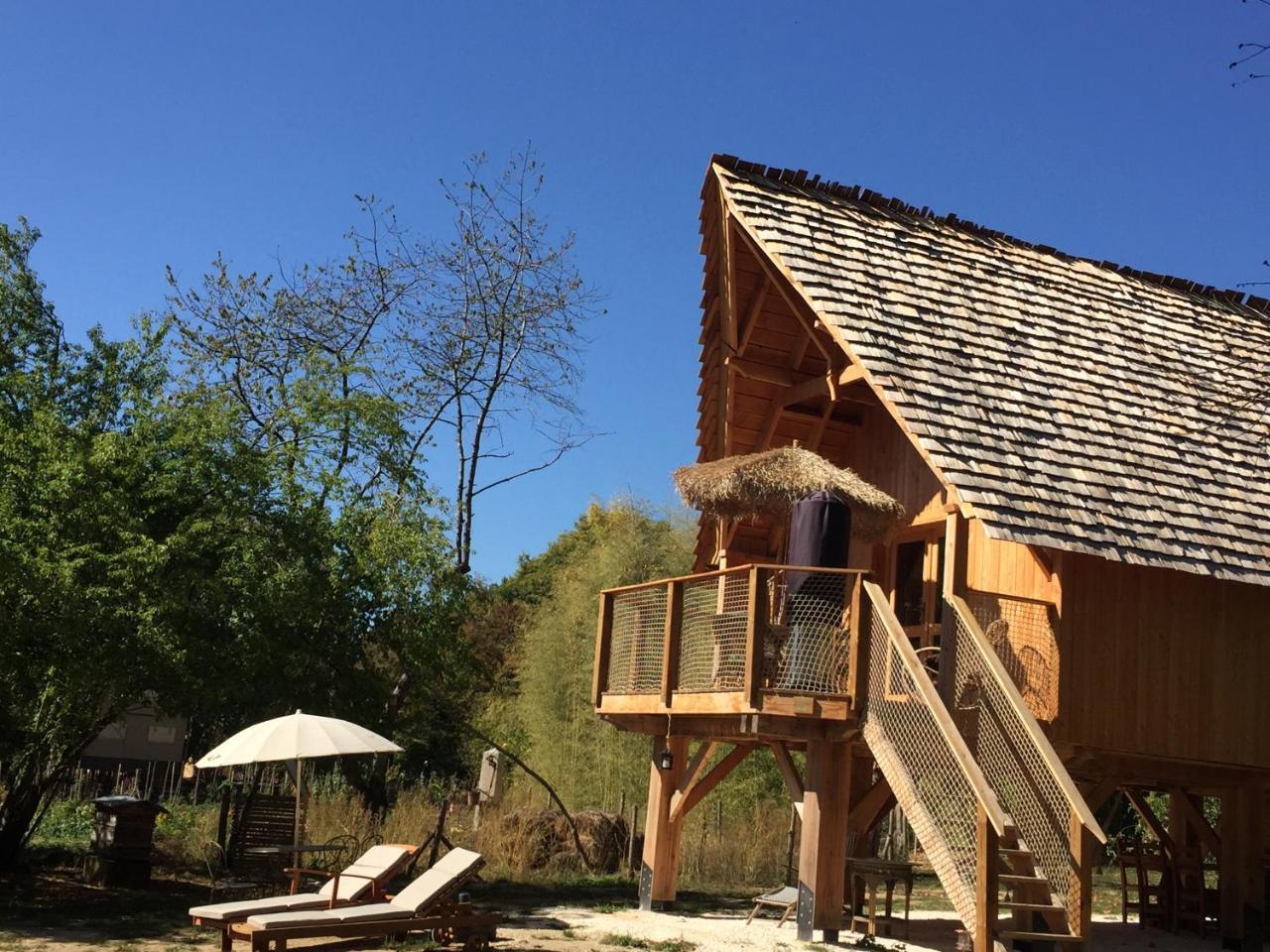 Ecolodge Beauregard Treigny Exteriör bild
