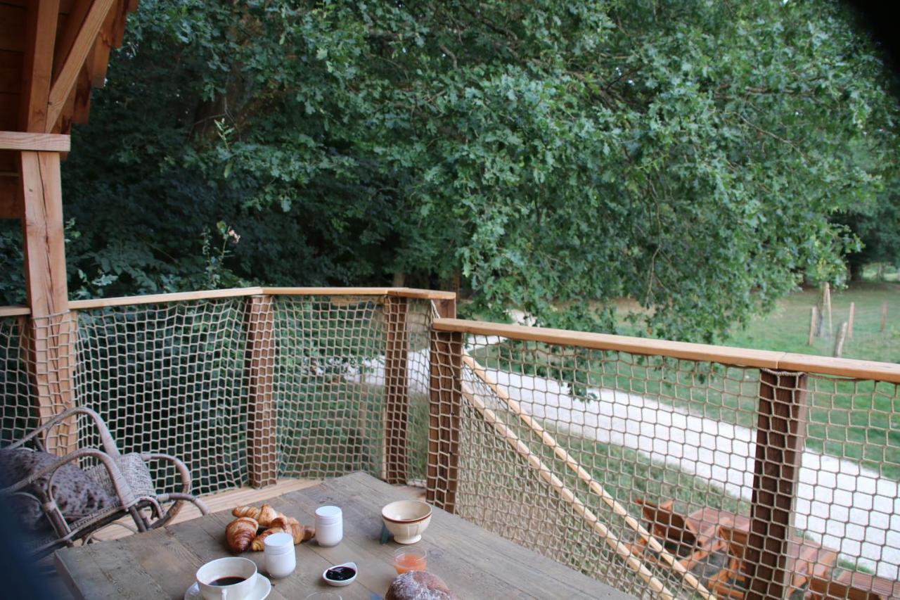 Ecolodge Beauregard Treigny Exteriör bild